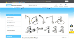 Desktop Screenshot of kueche-bad-armaturen.de